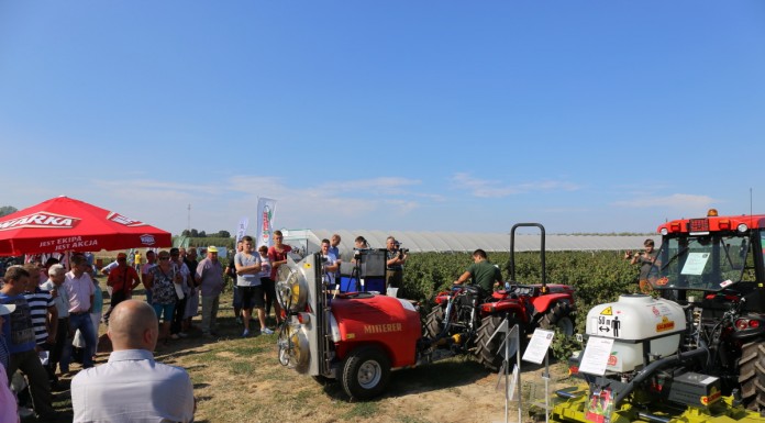 Nowatorski kombajn i kosiarka nawożenie malin