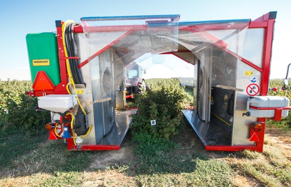 Opryskiwacze do malin na pokazach