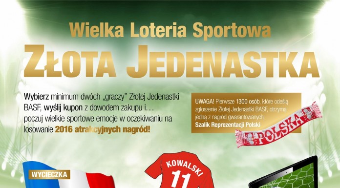 ZŁOTA JEDENASTKA – wygraj w loterii BASF!