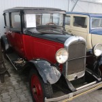 Goście zaproszeni na 25-lecie firmy Bury mogli obejrzeć pojazdy z lat 20-tych minionego wieku