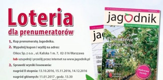 Październikowe nagrody II stopnia w Loterii dla prenumeratorów „Jagodnika”