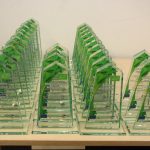 Statuetki dla laureatów etapu wojewódzkiego konkursu na najlepsze gospodarstwo ekologiczne