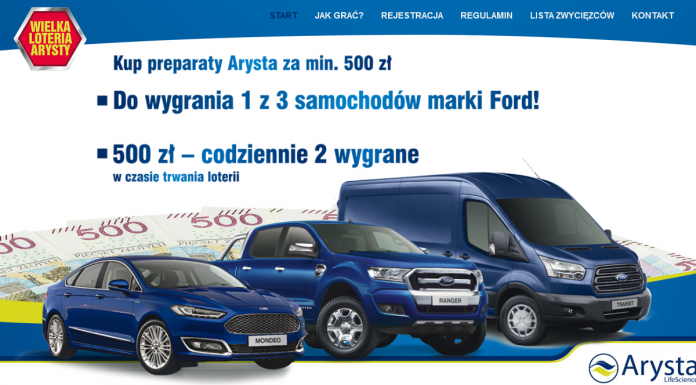 Ruszyła Wielka Loteria Arysty!