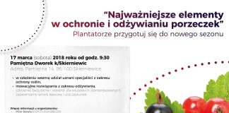 „Najważniejsze elementy w ochronie i odżywianiu porzeczek” – szkolenie