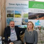 Stoisko Timac Agro na którym mozna było zapoznać się z ofertą nawozów z biostymulacją