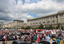 Rolnicy protestują w Warszawie