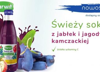 Jesienna nowość od Marwit – świeży sok z jabłek i jagody kamczackiej