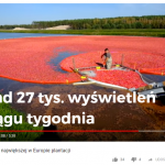 Ponad 27 tys. wyświetleń w ciągu tygodnia