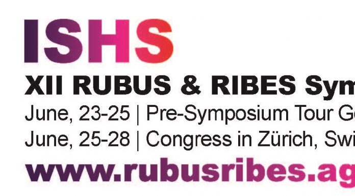 ISHS XII RUBUS & RIBES Symposium 2019