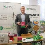 Tomasz Domański z firmy Koppert oferującej szeroki wachlarz rozwiązań do ochrony biologicznej krzewów
