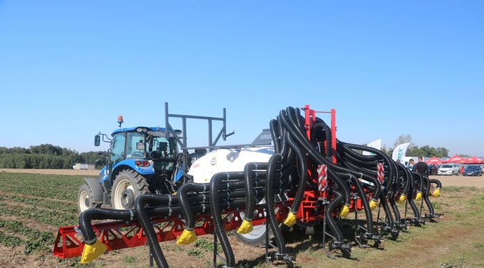 Nowy model opryskiwacza do truskawek