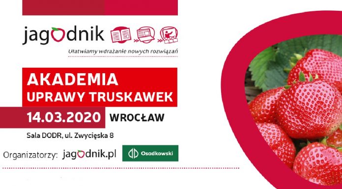 Akademia Uprawy Truskawek we Wrocławiu już 14 marca