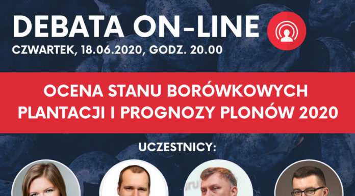 DEBATA ON-LINE| Ocena stanu borówkowych plantacji i prognozy plonów 2020