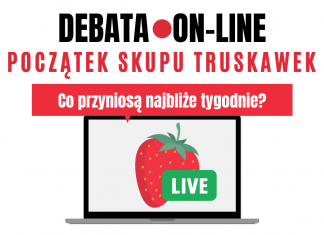 Początek skupu truskawek – co przyniosą najbliższe tygodnie? DEBATA ON-LINE