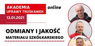 Akademia Uprawy Truskawek 2021 on-line – zapraszamy!