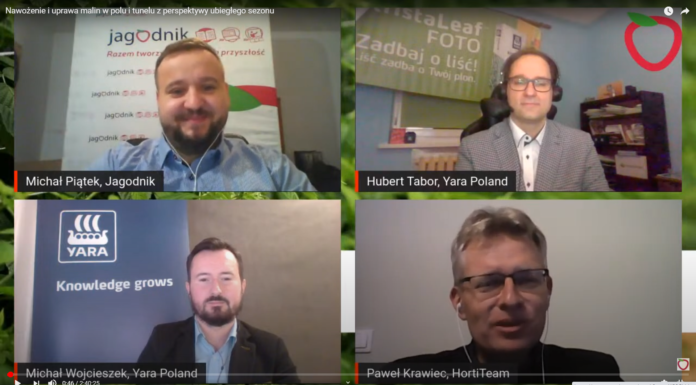 Nawożenie i uprawa malin w polu i tunelu z perspektywy ubiegłego sezonu