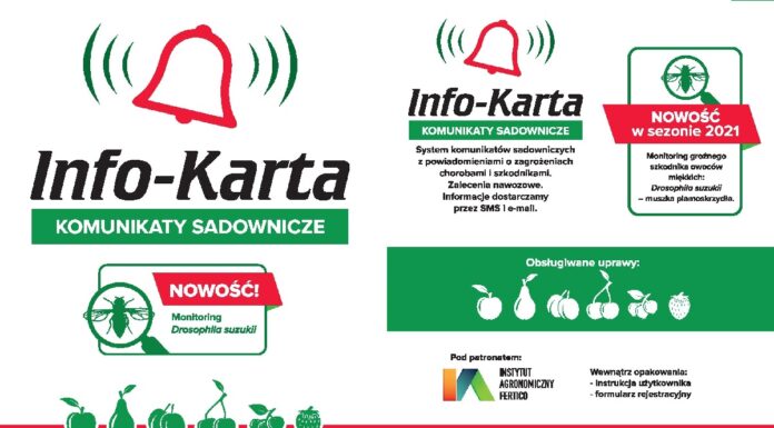 NOWOŚĆ: monitoring muszki Drosophila suzukii