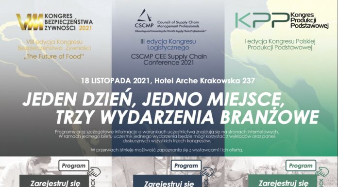 Kongres Produkcji Podstawowej i dwa inne wydarzenia branżowe