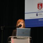 Karolina Załuska ze ZSRP przedstawiłą dane dotyczące produckji i spożycia owoców