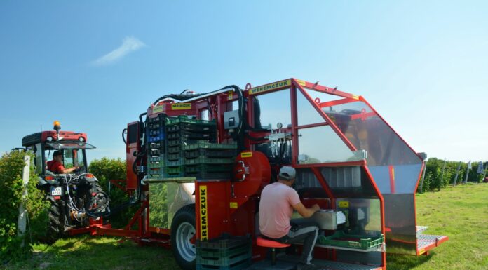 Mechaniczny zbiór malin i borówek kombajnem KAREN – to się opłaca.