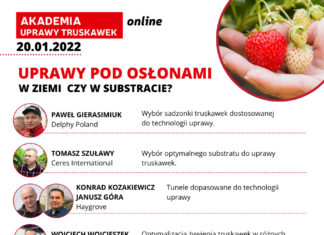 Akademia Uprawy Truskawek 2022 online – ruszamy!