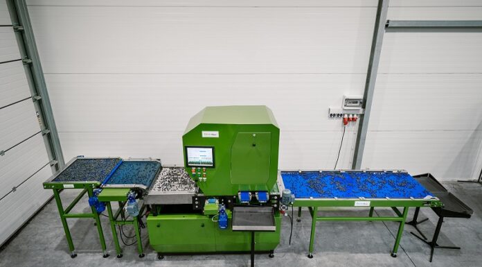 Sortownice do borówki prześwietlające owoce w podczerwieni na 2022 r.- FILM