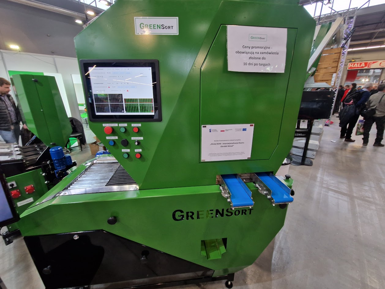 GreenSort maszyna do sortowania owoców borówki