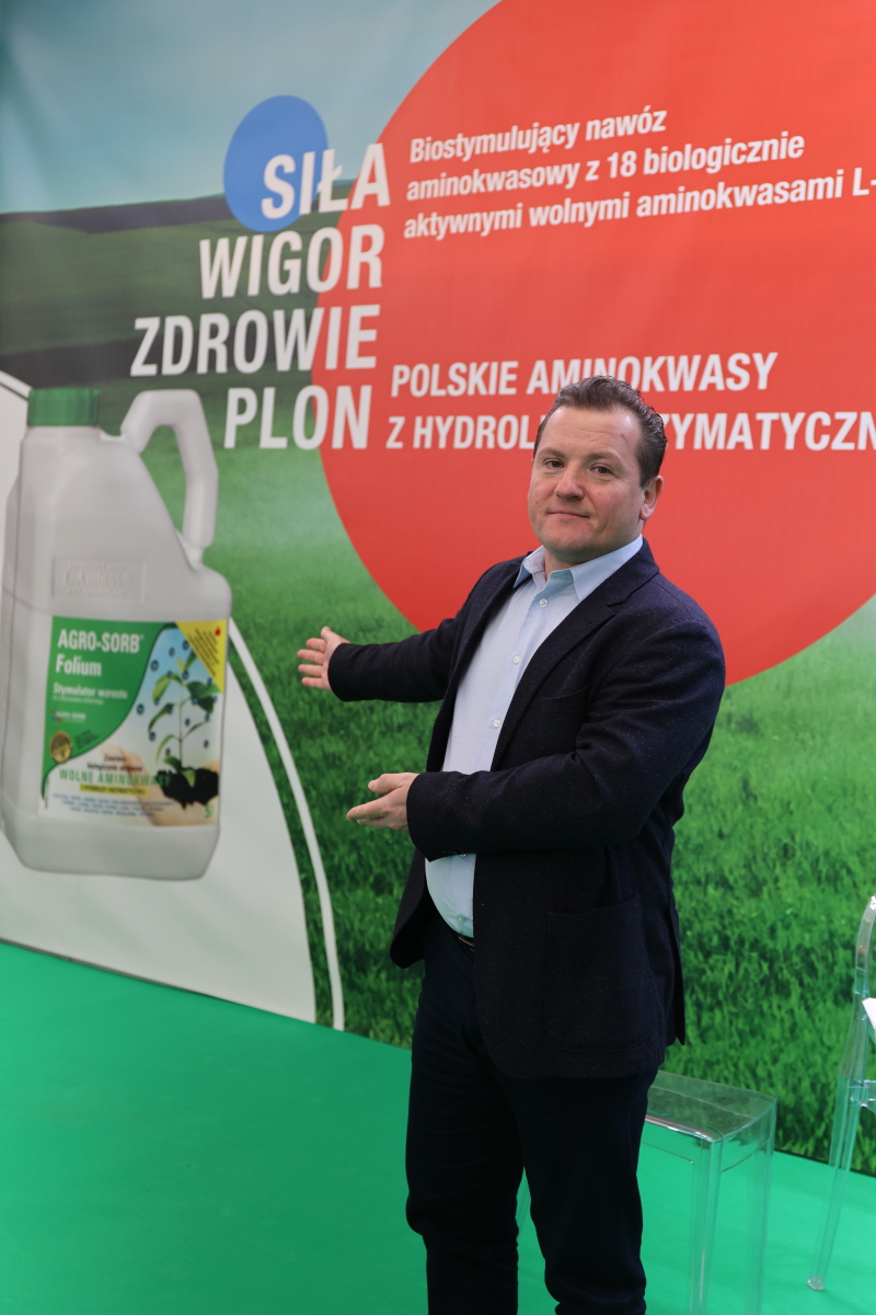 Polskie aminokwasy Agro-Sorb i prezes Tomasz Harciarek