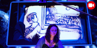 Historia uprawy borówki w Polsce namalowana piaskiem