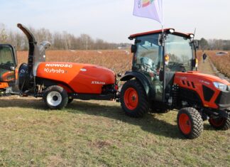 Opryskiwacz Kubota XTA – innowacja w ochronie krzewów jagodowych
