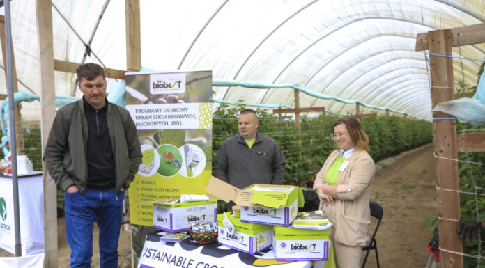 Ochrona biologiczna malin w tunelu