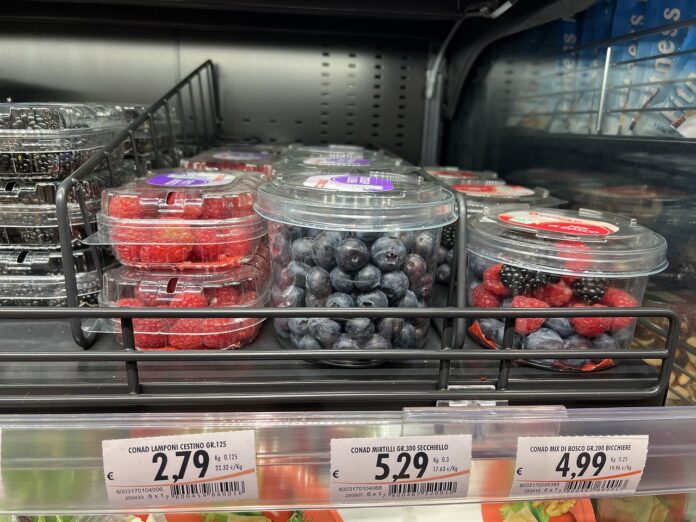 Owoce jagodowe we Włoszech