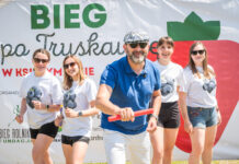 Bieg po Truskawkę 2025 w Księżym Lesie Uczestnicy biegu po truskawkę