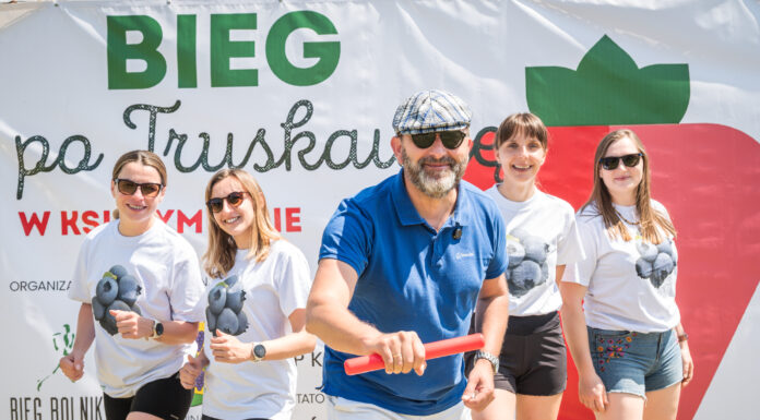 Bieg po Truskawkę 2025 w Księżym Lesie Uczestnicy biegu po truskawkę